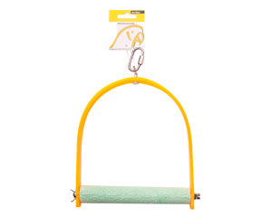 Avi One Parrot Swing Acrylic With Perch (M) 17x24cm