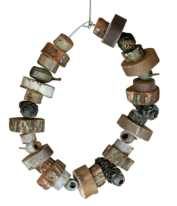 Large Ring natural bird toy