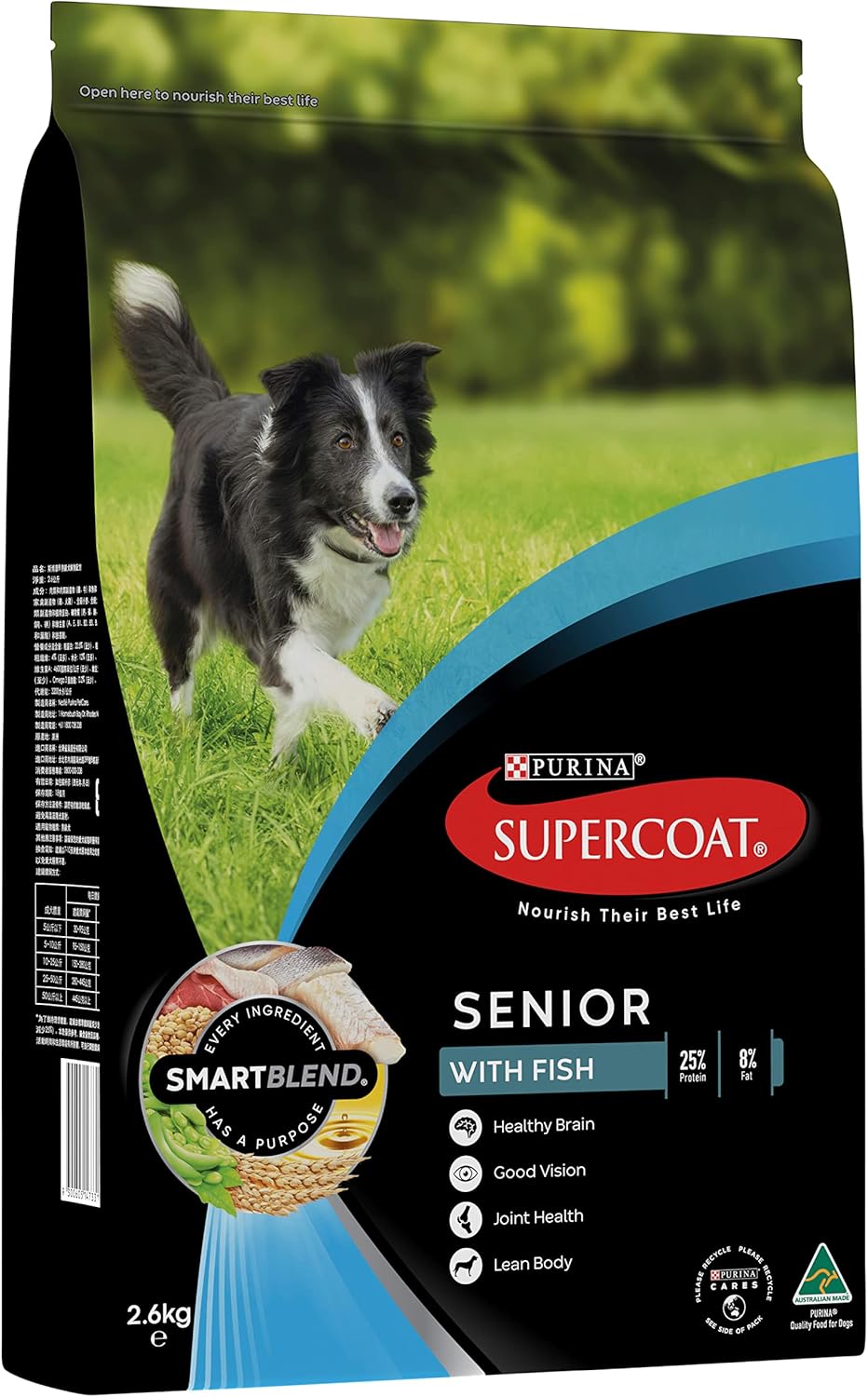 Purina Supercoat Senior Dog Real Fish