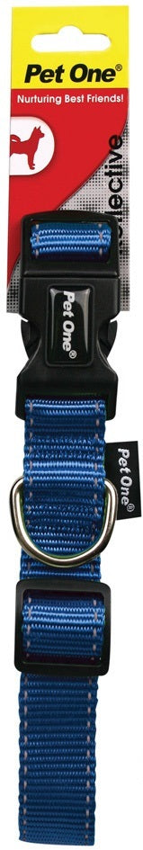Pet One Collar Nylon Reflective LARGE - 35 X 50cm 20mm