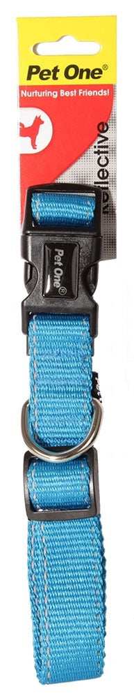 Pet One Collar Nylon Reflextive EXTRA LARGE- 40 X 65cm 25mm