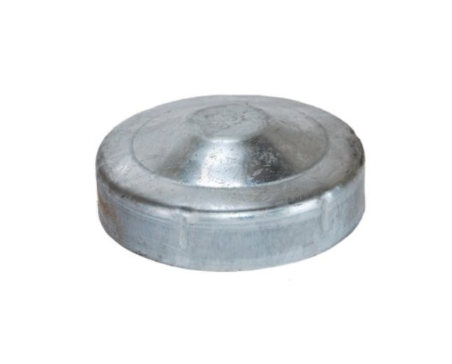 Round Post Caps - Galvanised - Galvabond Pipe NB 100