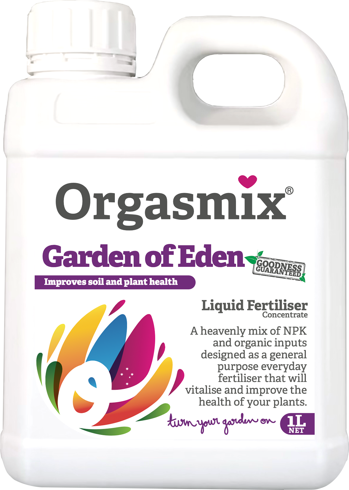 Orgasmix Garden Of Eden Premium Fertiliser 1L