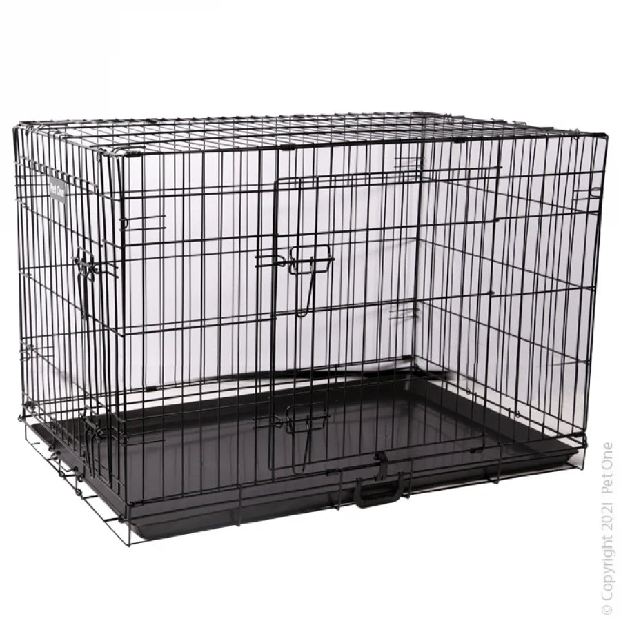 Collapsable Crate Cage Black
