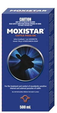 Moxistar Cattle Pour On 500ml