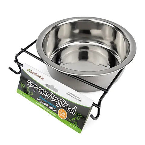BainBridge Coop Cups - Stainless Steel with Hook Holder
