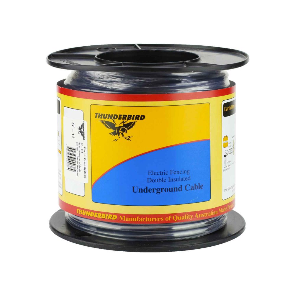 Thunderbird EF-11F 25m x 2.5mm H/D Gal Cable