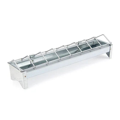 CHICKS GALVANISED FEED TROUGH (30cm)