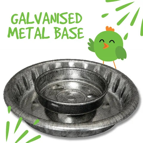 BAINBRIDGE GALVANISED MASON TOP DRINKER 1L