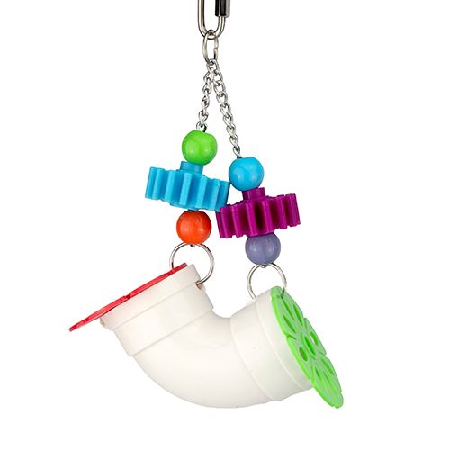 BAINBRIDGE BIRD TOY - FORAGING - HANGING PIPE 25CM