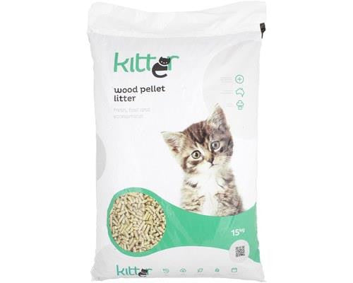 Kitter Wood Pellet Litter 15kg