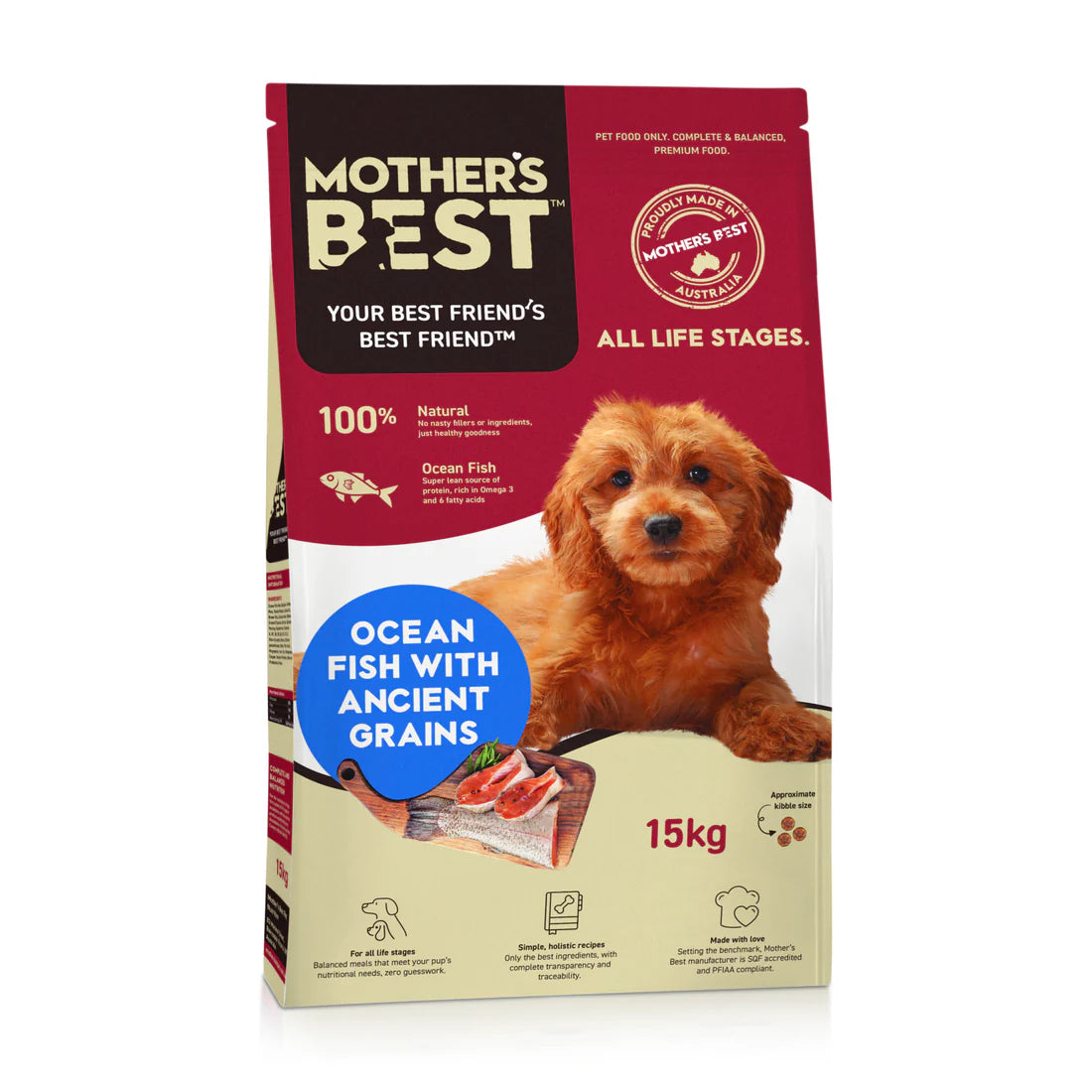 Mother's Best Ocean Fish and Ancient Grains 15kg