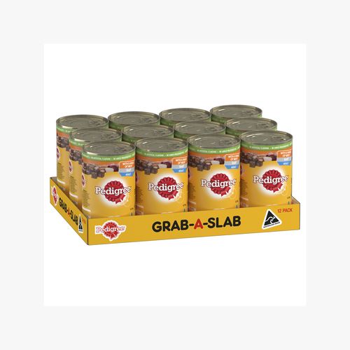 Pedigree Grab A Slab 5 Kinds 12 X 1.2Kg