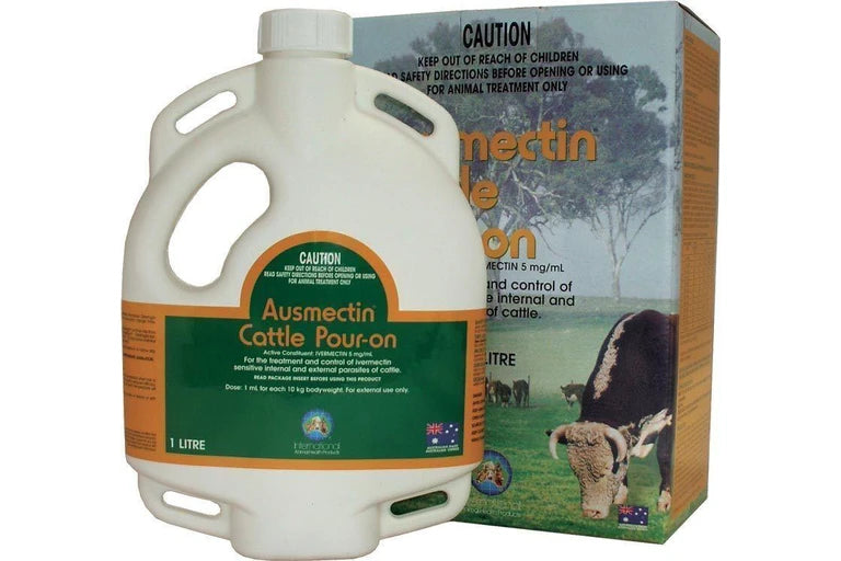 IAH Ausmectin Cattle Pour-On 1 LT