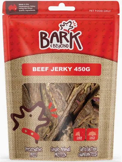 Bark & Beyond - Beef Jerky 450g
