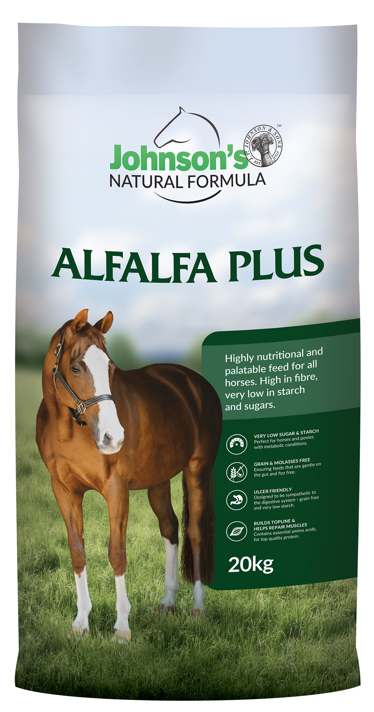 Johnson's Alfalfa Plus 20Kg