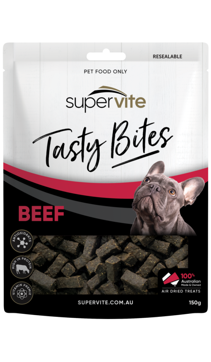 Supervite Tasty Bites Beef 150g