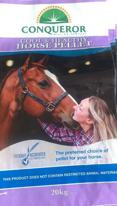 Conqueror Cool & Healthy Horse Pellet 20kg
