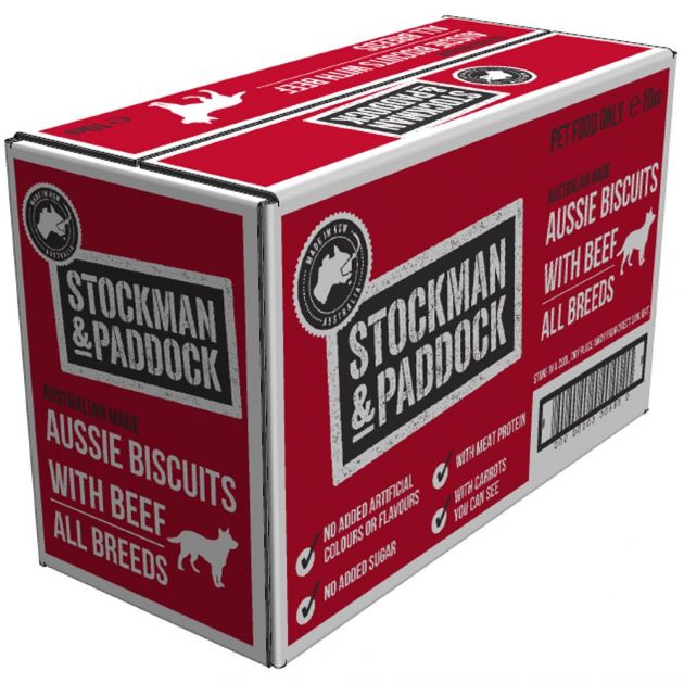 Stockman Paddock Aussie Bisc Beef 10Kg