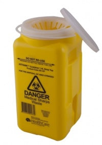 Saxon Sharps Container- Resealable Snap Top 1.4L - Fittank