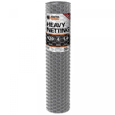 Whites Heavy Netting 50M / 120cm / 4cm / 1.4mm