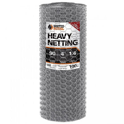 Whites Heavy Netting 100M / 90cm / 4cm / 1.4mm