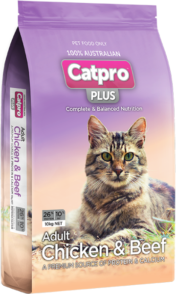 Catpro Plus Chicken & Beef 10kg