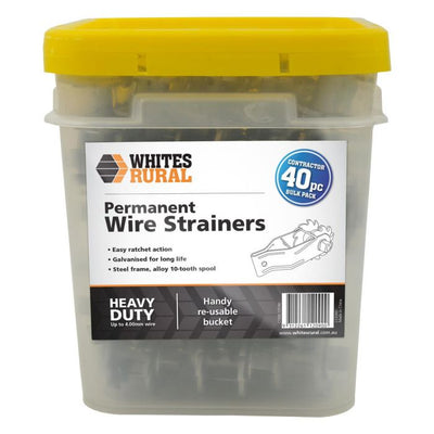 Whites Permanent Wire Strainer - 40 Bucket