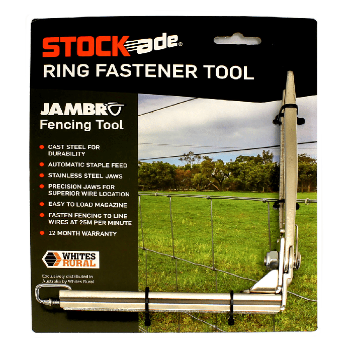 Whites STOCKade JAMBRO® Ring Fastener Gun