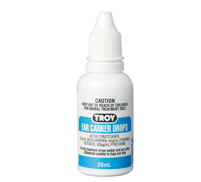 Troy Ear Canker Drops 20ml