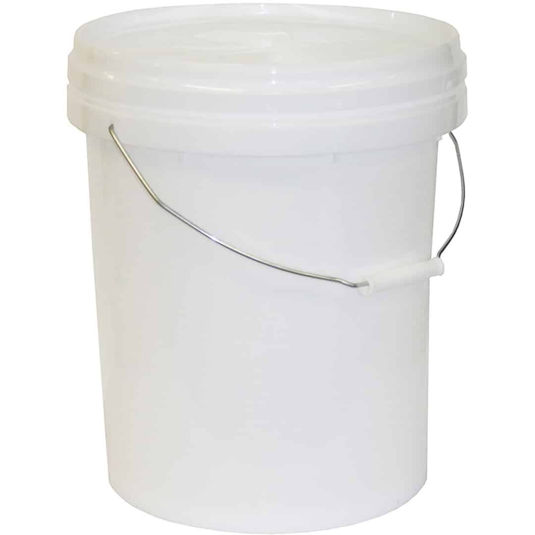 Bucket Queen Queen Bucket White With Lid 20L – Londonderry Pet & Stock Feed