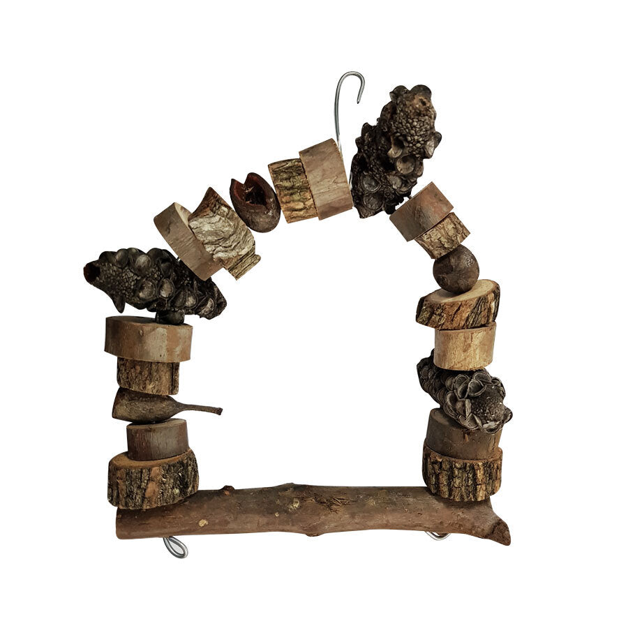 Budgie Swing natural bird toy
