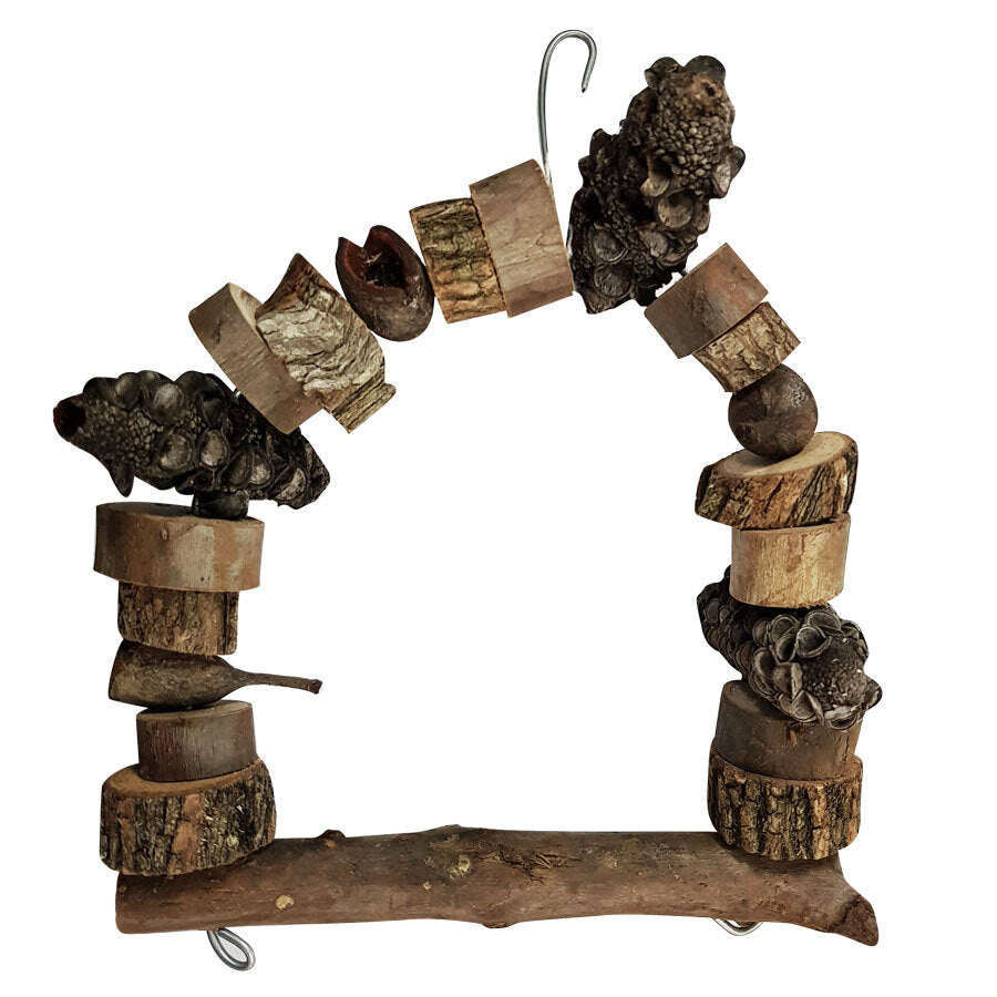 Small Swing natural bird toy