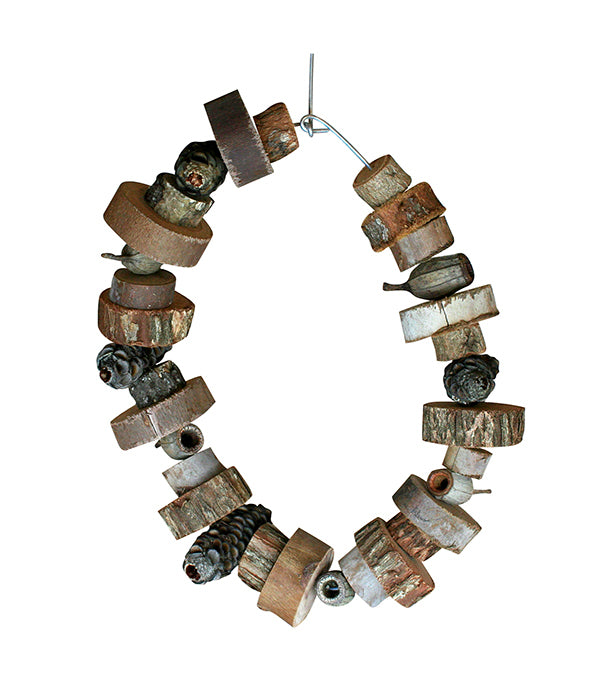 Small Ring natural bird toy