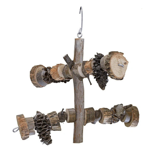 Criss Cross natural bird toy