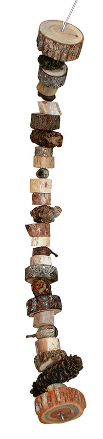 Large Spiral natural bird toy