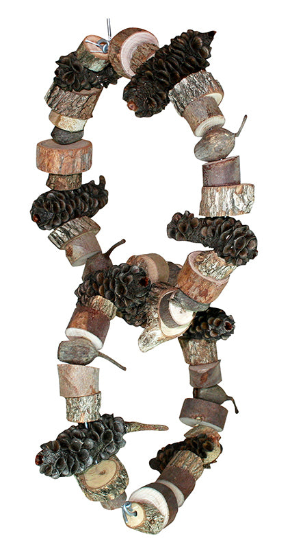 Double Ring natural bird toy