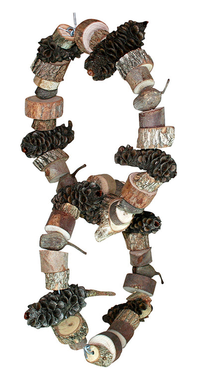 Double Ring natural bird toy