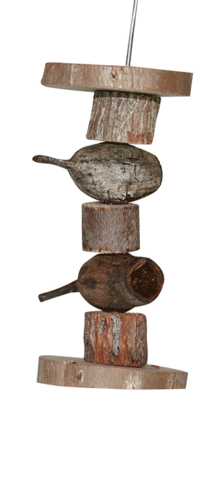 Budgie Tower natural bird toy