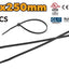 Cable Tie Black Nylon