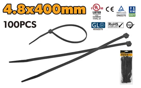 Cable Tie Black Nylon