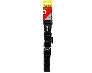 Pet One Collar Nylon Reflextive EXTRA LARGE- 40 X 65cm 25mm