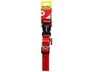 Pet One Collar Nylon Reflextive EXTRA LARGE- 40 X 65cm 25mm