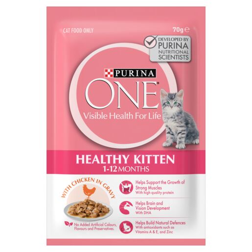 Purina One Adult Kitten Chicken 12x 70g