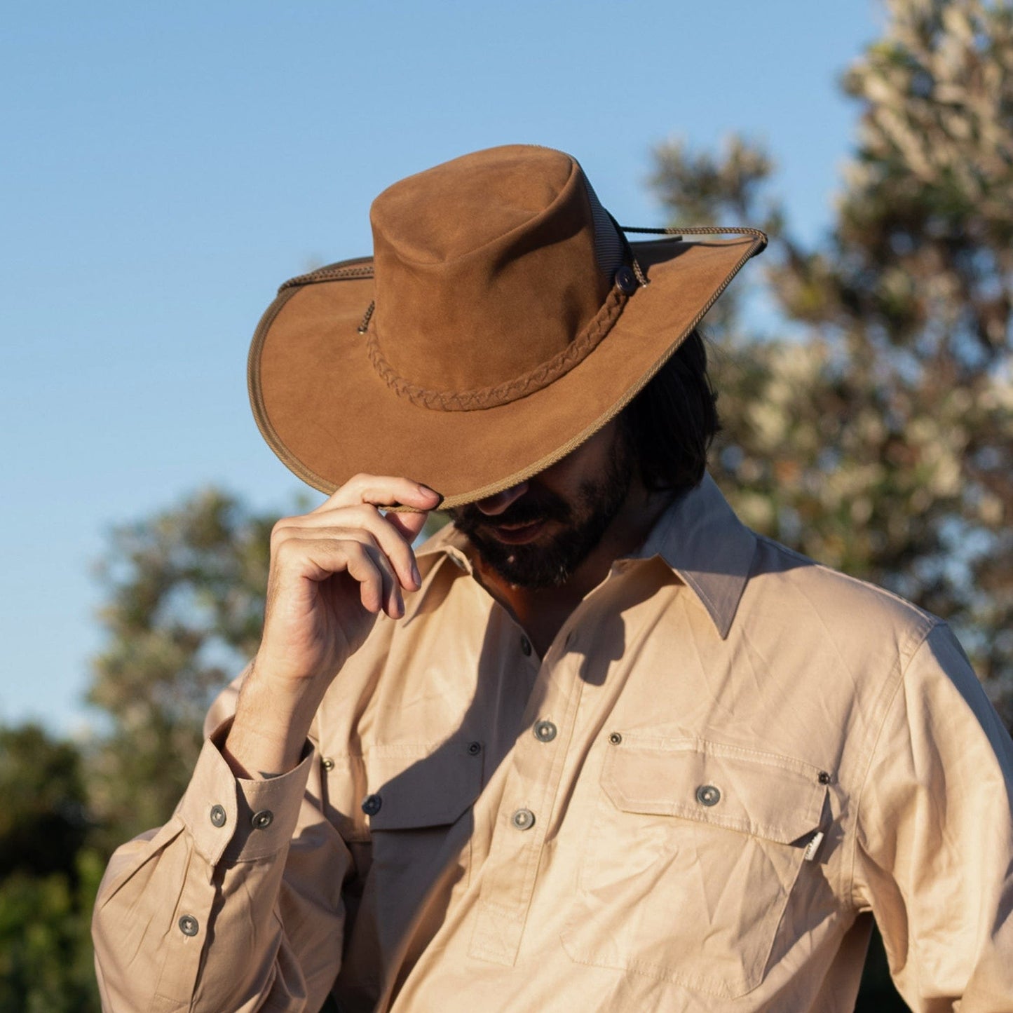 Kakadu Bourke Breeze Soaka Hat Chestnut