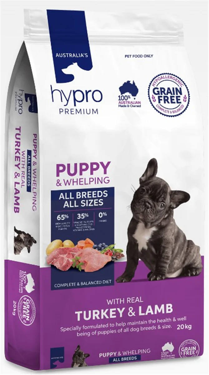 Hypro Premium Puppy Turkey Lamb 20kg