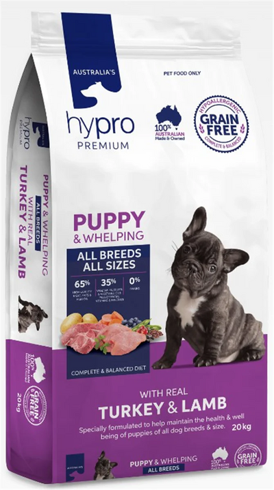 Hypro Premium Puppy Turkey Lamb 20kg
