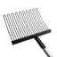Metal Rubber Matting Stable Fork - Aluminium Handle