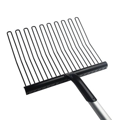 Metal Rubber Matting Stable Fork - Aluminium Handle