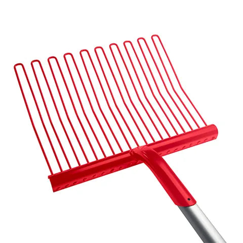 Metal Rubber Matting Stable Fork - Aluminium Handle